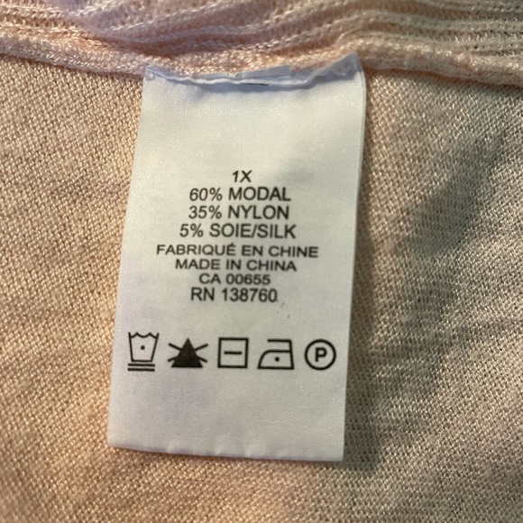 In Every Story… Modal/Silk Light Pink Cardigan - Picture 6 of 8